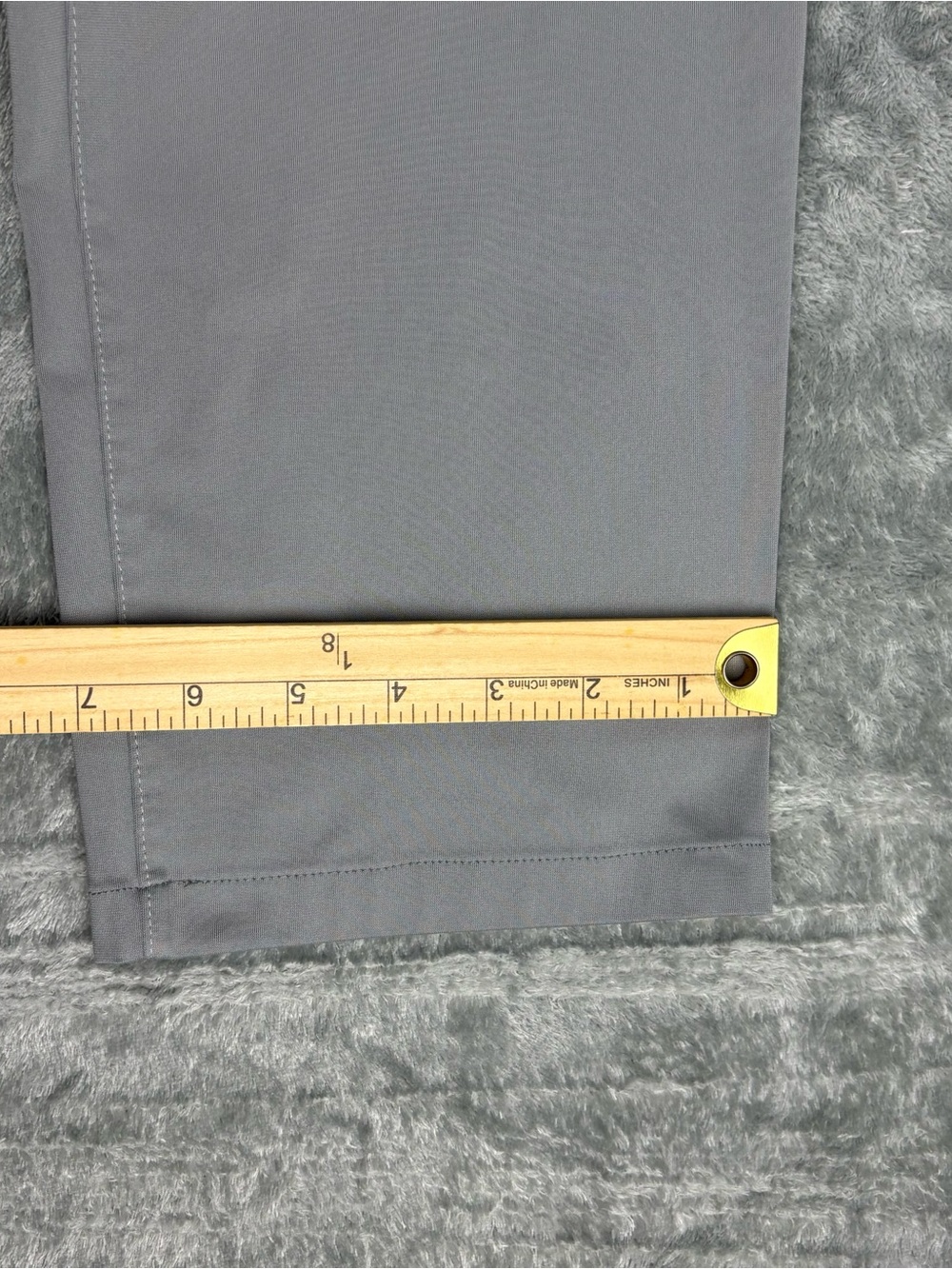 Rhone Commuter Slim Pants Mens 36 Gray Technical Stretch 36X28 Flaw - Picture 14 of 16